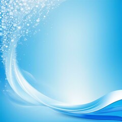 water background and space text