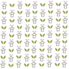 cute seamless pattern illustration - spring pattern