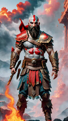 Ares God of War greek Mythology
 - obrazy, fototapety, plakaty