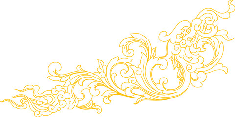 Vector sketch illustration of traditional ethnic symbol sacred logo ornate design