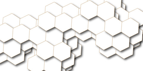 Abstract background with hexagons Abstract hexagon polygonal pattern background vector. seamless bright white abstract honeycomb background.	