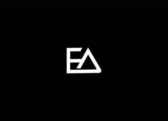 EA creative logo design and initial logo