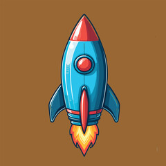 rocket in space