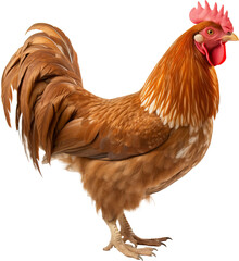 Chicken Hen isolated on transparent background. PNG