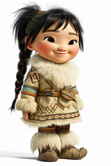 INUIT GIRL 3D CHARACTER