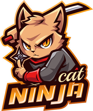 Ninja cat mascot