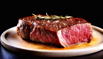 beef steak on a plate