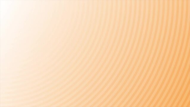 Orange color gradient background with moving repeating lines wave background