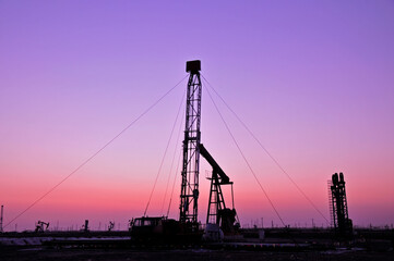 Obraz premium The oil rig