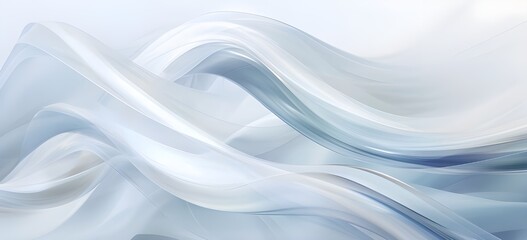 Obraz premium Simple minimalist white wave Business Background