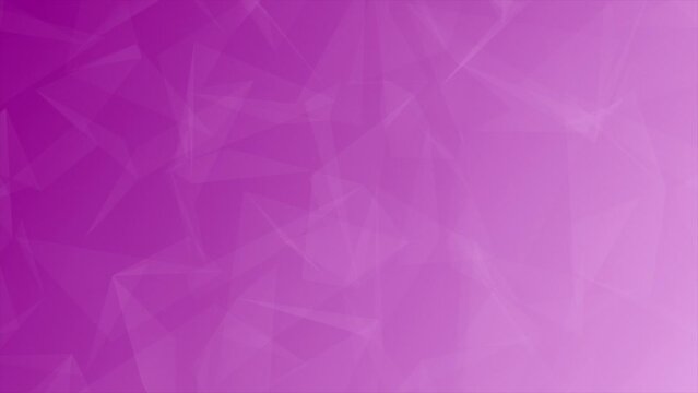 Simple and elegant low poly geometrical background, Pink color moving shapes abstract background