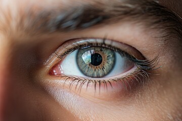 Fototapeta premium Close up of an young man's eye
