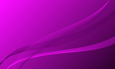 violet purple soft lines wave curve on smooth gradient abstract background