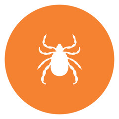 dog flea icon vector