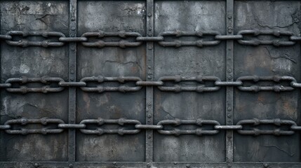 Fototapeta premium Gray Iron Texture. Generative AI