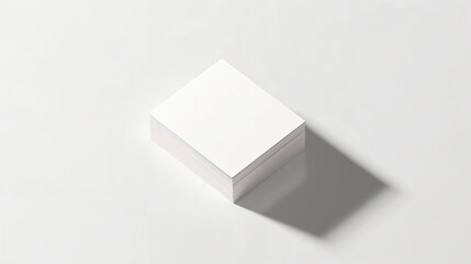 White Business Card Mockup