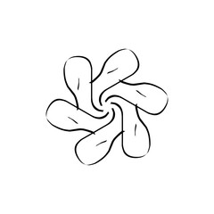 flower motive design pattern illustration