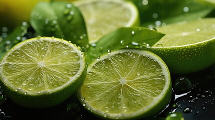 fresh lemon soda in a glass with a lime wedge