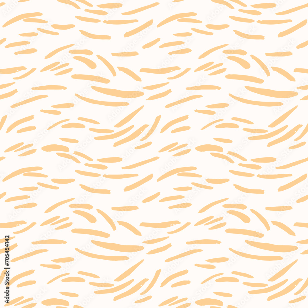 Aufkleber seamless hand drawn pattern with color chaotic strokes