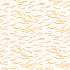 Seamless hand drawn pattern with color chaotic strokes