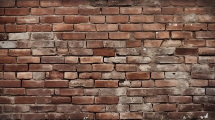 Fototapeta premium Old Brick Wall Background. Generative AI