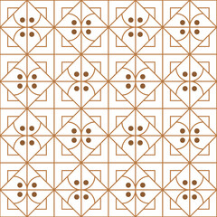 Fototapeta premium Elegant Classic Vintage Seamless Pattern