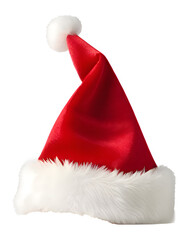 red santa hat christmas holidays isolated transparent background