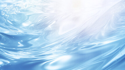 Abstract blue water wave background and texture. - obrazy, fototapety, plakaty