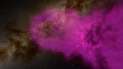 Space nebula, for use with projects on science, research, and education. Illustration
