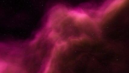 nebula gas cloud in deep outer space
