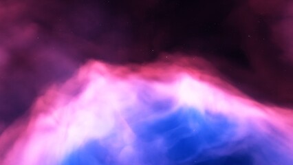 nebula gas cloud in deep outer space

