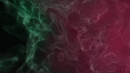 Cosmic background with a blue purple nebula and stars
