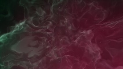 Cosmic background with a blue purple nebula and stars
