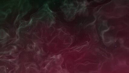 Cosmic background with a blue purple nebula and stars
