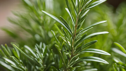 Rosemary in a pot, Rosemary leaves plants, medicine plants wallpaper, Detail of fresh rosemary herb. Rosemary herb garden. macro view