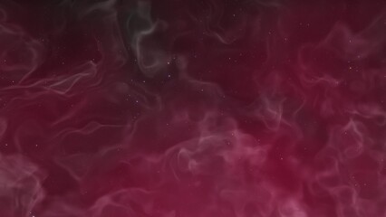 Cosmic background with a blue purple nebula and stars
