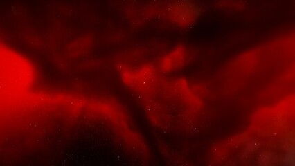 Cosmic background with a blue purple nebula and stars
