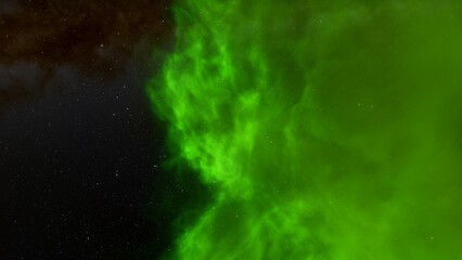 nebula gas cloud in deep outer space
