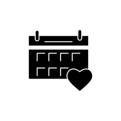 save the date concept line icon. Simple element illustration. save the date concept outline symbol design.