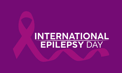 International Epilepsy Day observed every year on february 12. Vector health banner, flyer, poster and social medial template design.