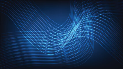 Naklejka premium abstract wavy lines pattern background. modern graphic design decoration