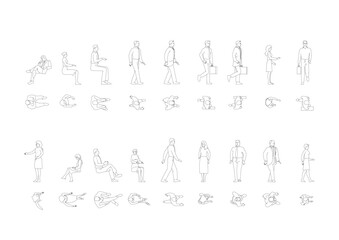 outline people drawing man woman vector illustration. isolated graphic person people isolated sketch simplicity hand drawn human continuous line. people stand design group business concept.