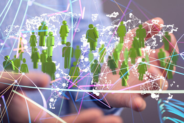 Structure of world economy, communication network global