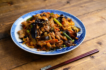 スタミナピリ辛野菜炒め