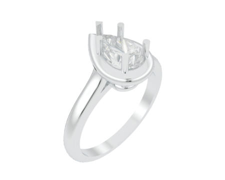 Jewelry isolated on background. 3d rendering - illustration