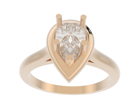 Jewelry isolated on background. 3d rendering - illustration