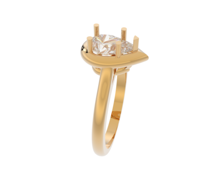 Jewelry isolated on background. 3d rendering - illustration