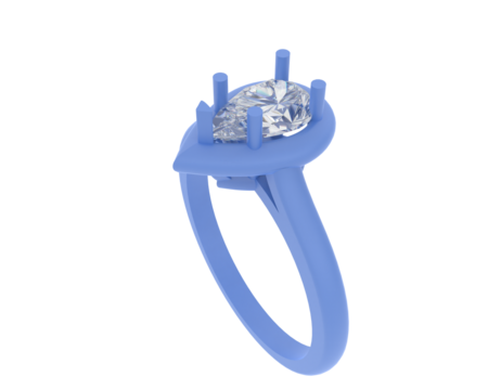 Jewelry isolated on background. 3d rendering - illustration