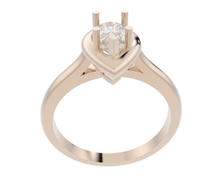 Jewelry isolated on background. 3d rendering - illustration