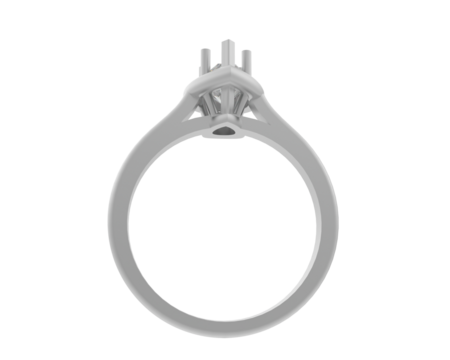 Jewelry isolated on background. 3d rendering - illustration